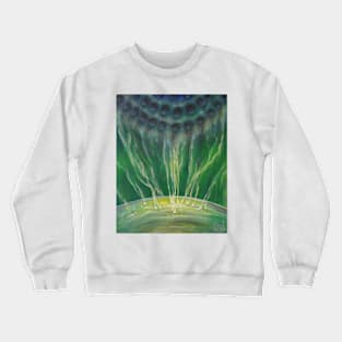 Oil painting - Forces of Nature (Green) 2017 18"x22" Crewneck Sweatshirt